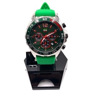 Vibrant Green Men’s Quartz Chronograph Watch New Unworn